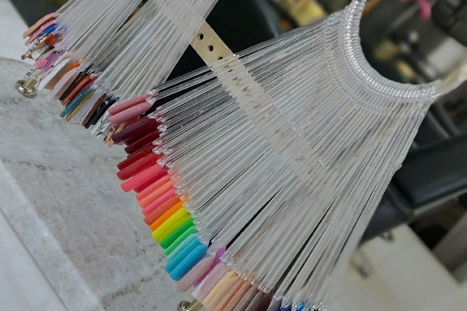 Carta de colores para manicura y uñas